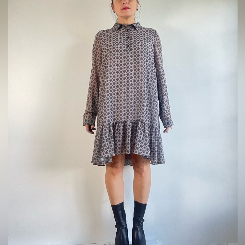 NWOT Frank and Oak Chiffon Low Waist Dress Size M